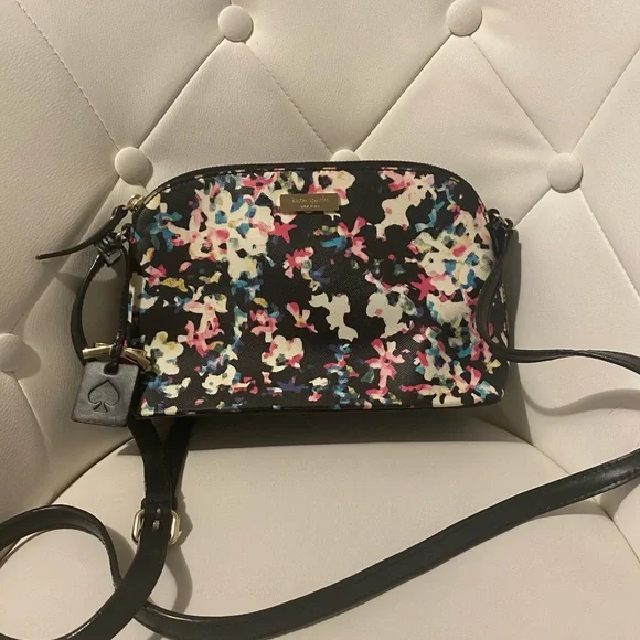 Steve Madden | Bags | Purplebluepink Flower Bag With Black  display picture 3